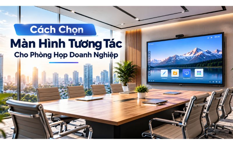 Cách Chọn Màn Hình Tương Tác Cho Phòng Họp Doanh Nghiệp